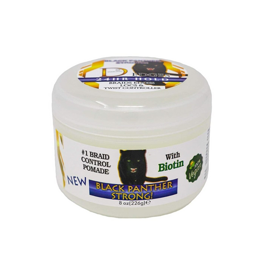 Vegan Black Panther Strong Edge Control with Biotin. 8oz