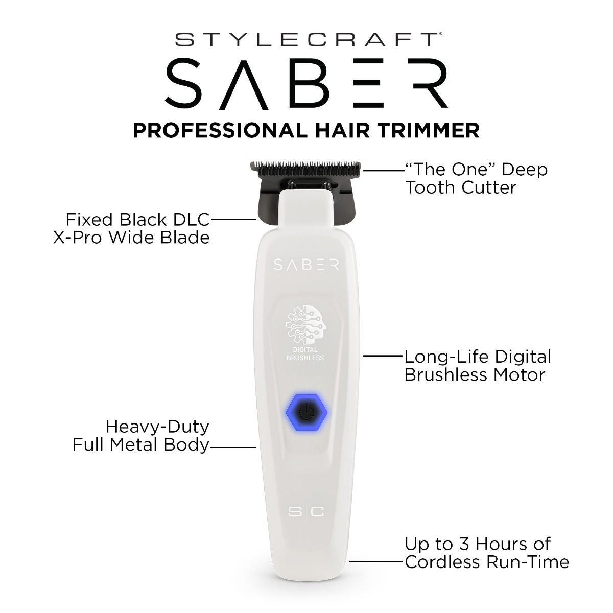S|C Saber Cordless Trimmer.