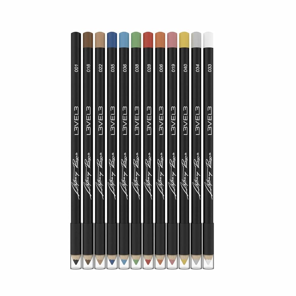 L3VEL3 Color Liner Pencils - 12 Pc