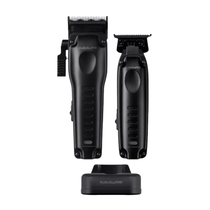 BABYLISSPRO LO-PROFX COMPACT CLIPPER & TRIMMER SET – LIMITED EDITION MATTE BLACK