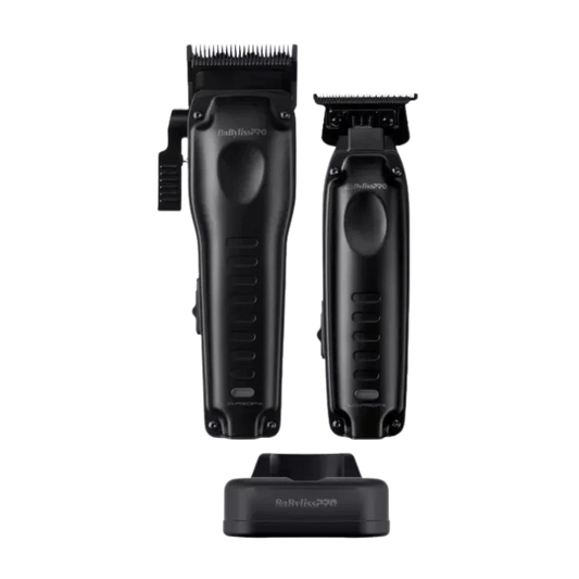 BABYLISSPRO LO-PROFX COMPACT CLIPPER & TRIMMER SET – LIMITED EDITION MATTE BLACK