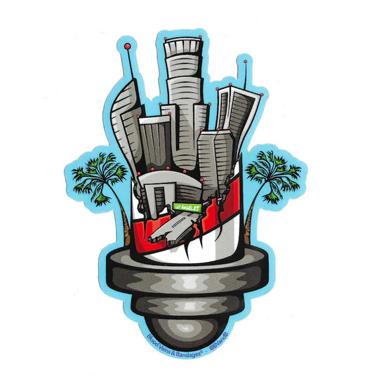 LA City Barber Sticker