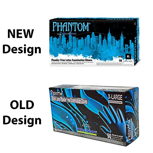 Phantom Latex Gloves 100 CT by Weight